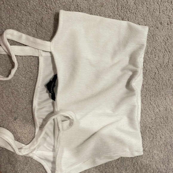 Forever 21 white top medium size - Picture 2 of 2